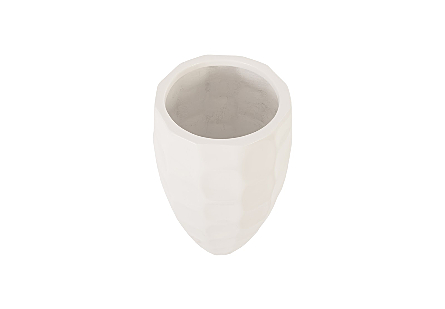 Mando Planter Gel Coat White, SM