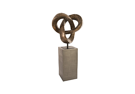 Trifoil Sculpture Bronze