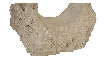 Colossal Cast Stone Sculpture Double Hole, Roman Stone