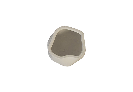 Amorphous Planter Small, White