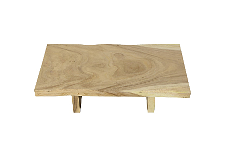 Origins Coffee Table Live Edge, Natural, Wood Legs