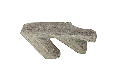 Bridge Console Table Gray Stone