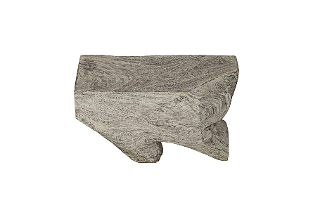 Bridge Console Table Gray Stone