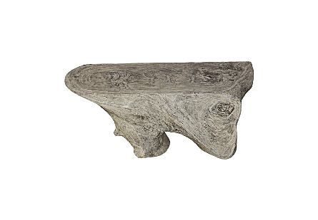 Bridge Console Table Gray Stone