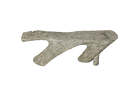 Bridge Console Table Gray Stone