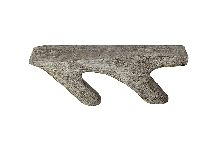 Bridge Console Table Gray Stone