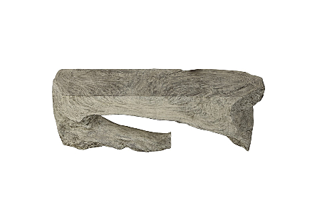 Bridge Console Table Gray Stone