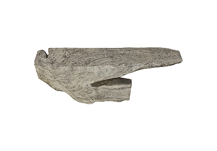 Freeform Console Table Gray Stone