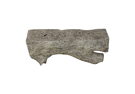 Freeform Console Table Gray Stone