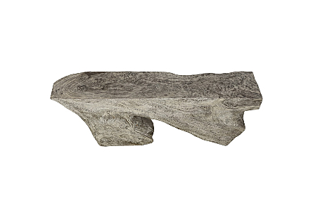 Bridge Console Table Gray Stone