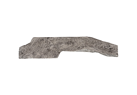 Freeform Console Table Gray Stone