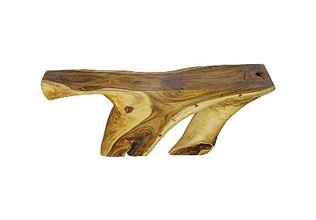 Colossal Freeform Console Table Natural