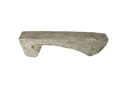 Bridge Console Table Gray Stone