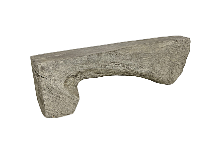 Bridge Console Table Gray Stone