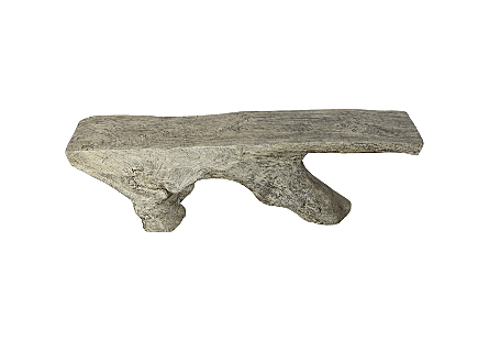 Colossal Bridge Console Table Gray Stone