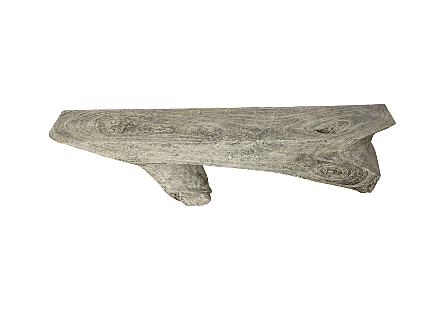 Colossal Bridge Console Table Gray Stone