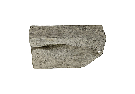 Freeform Console Table Gray Stone