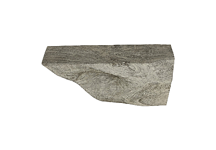 Freeform Console Table Gray Stone