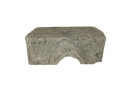 Bridge Console Table Gray Stone