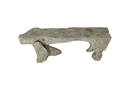 Bridge Console Table Gray Stone