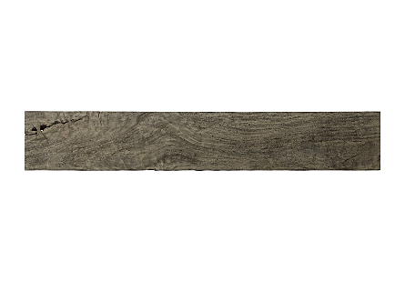 Origins Straight Edge Bench Gray Stone, Satin Black Legs