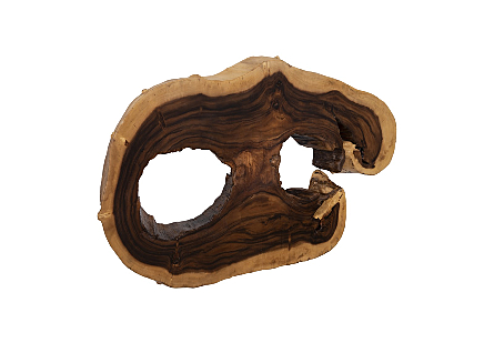 Freeform Wall Decor Chamcha Wood, Natural