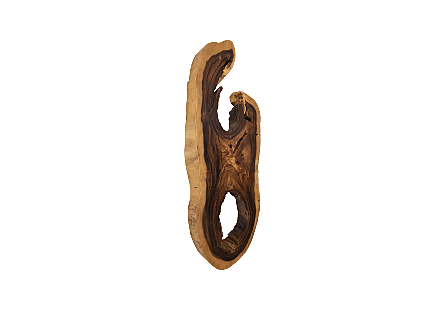 Freeform Wall Decor Chamcha Wood, Natural