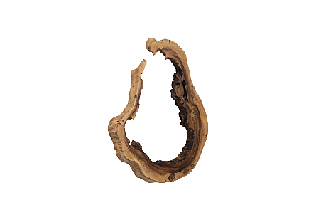 Freeform Wall Decor Chamcha Wood, Natural