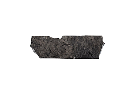 Freeform Console Table Gray Stone