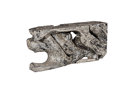 Freeform Console Table Gray Stone