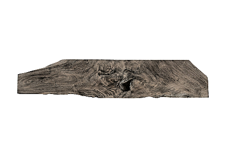 Freeform Console Table, Gray Stone