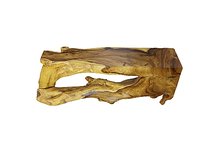 Colossal Freeform Console Table Natural