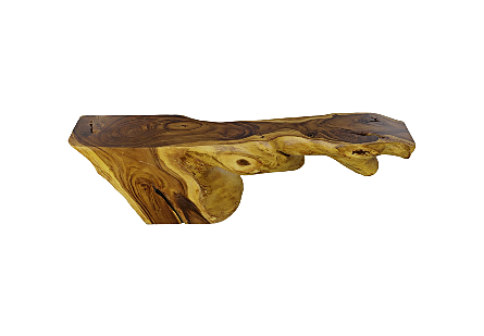 Colossal Freeform Console Table Natural