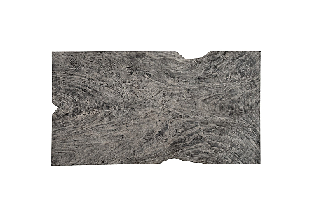 Origins Dining Table Straight Edge, Natural, Satin Black Legs