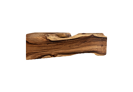 Freeform Wood Mini Console Natural