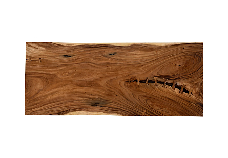 Origins Dining Table  Natural, Black satin legs 