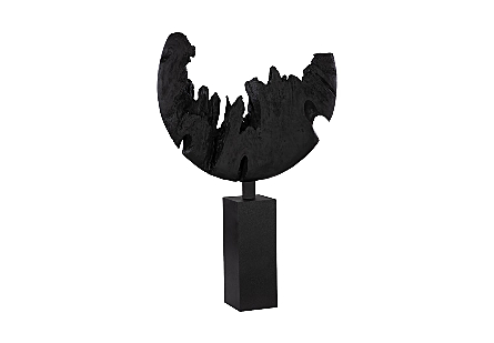 Broken Moon Statue Resin