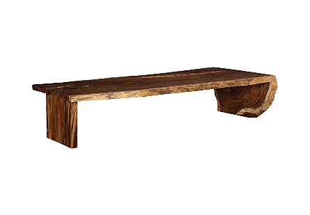 Origins Dining Table Live Edge, Natural, Wood Legs