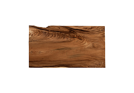 Origins Dining Table  Straight Edge, Natural, Satin Black Legs
