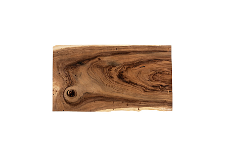 Origins Dining Table Natural, Straight Edge, Satin Black Legs