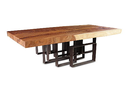 Score Coffee Table Chamcha Wood, Iron Base