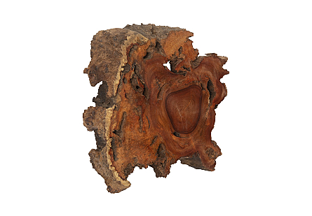 Burled Wood Wall Art Rosewood