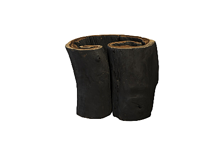Chasm Side Table Burnt Edge