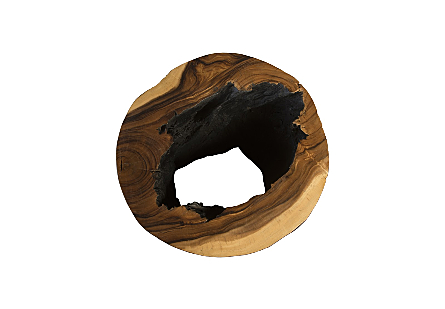 Chasm Side Table Burnt Edge