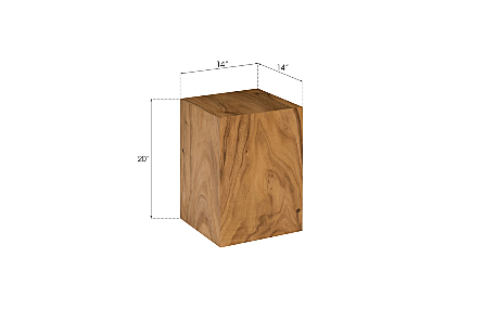 Prism Pedestal Small, Natural