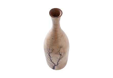 Lightning Bottle Mango Wood, Curved Neck