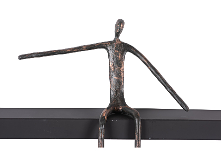 Moveable Man on Shelf Sitting, C